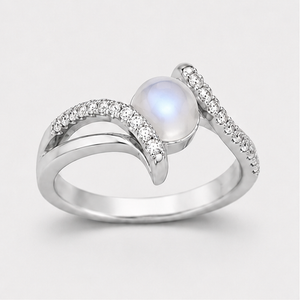 Moonstone Nova Radiance Ring