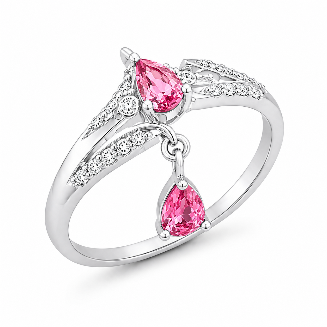 Tourmaline Celestial Drop Ring