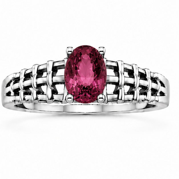 Tourmaline Aurora Rose Ring