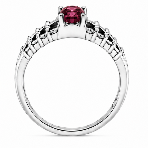 Tourmaline Aurora Rose Ring