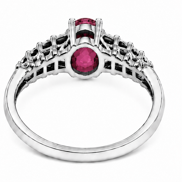 Tourmaline Aurora Rose Ring